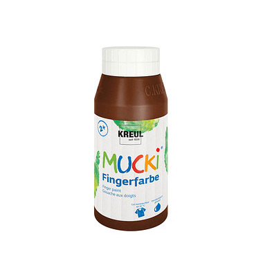 MUCKI Fingerfarbe braun