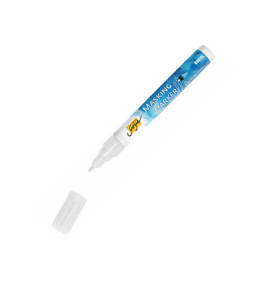 Masking Marker SOLO GOYA, 18160, weiß, 1-2mm Rundspitze