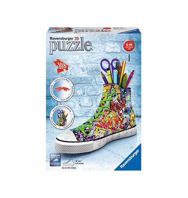 Sneaker Graffiti 3D-Puzzle 108 Teile