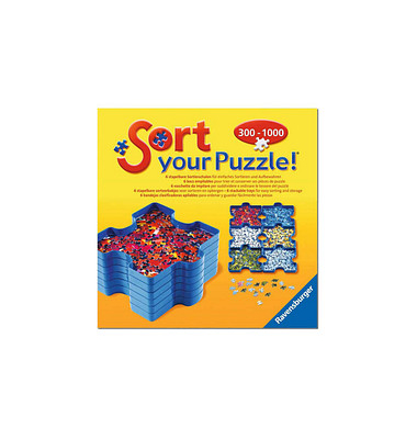 Sort your Puzzle Puzzle-Sortierschale 6 Sortierschalen Teile