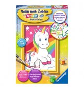 Malen-nach-Zahlen Süßes Einhorn