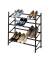 Teleskop-Schuhregal Hero schwarz 62,0 - 115,0 x 26,0 x 68,0 cm