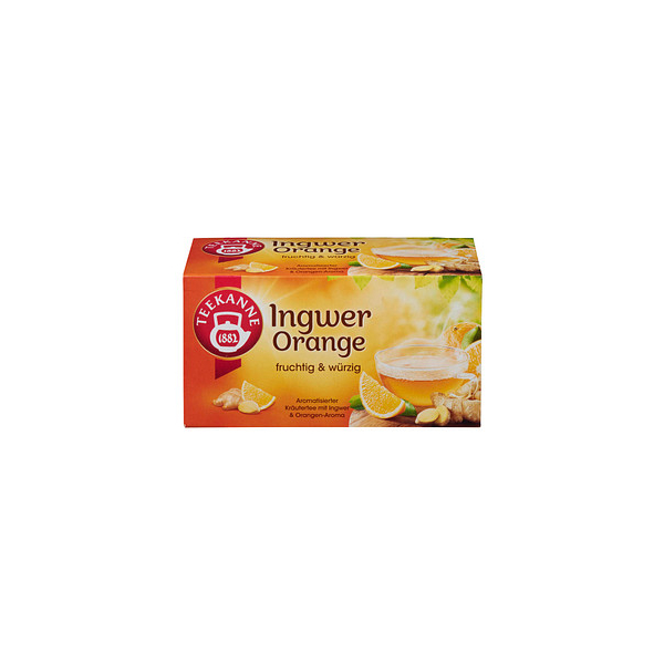 4009300014720 - Ingwer Orange Tee 18 Portionen 4009300014720 TEEKANNE 32 Gramm 4009300014720 - Ingwer Orange Tee 18 Portionen 4009300014720 TEEKANNE 32 Gramm