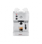 Espressomaschine Design Espresso Plus 42606, silber, 1.250 Watt, 1-2 Tassen pro Br&uuml;hvorgang