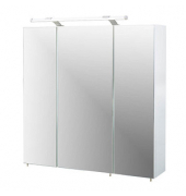 Spiegelschrank Dorina weiß glanz 70,0 x 16,0 x 75,0 cm