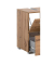Waschbeckenunterschrank Carlos eiche landhaus 80,2 x 35,0 x 59,1 cm
