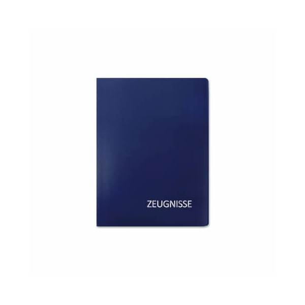 Roth Zeugnismappe Basic 88572, blau, A4, mit 20 Hüllen 4028279885728 Roth