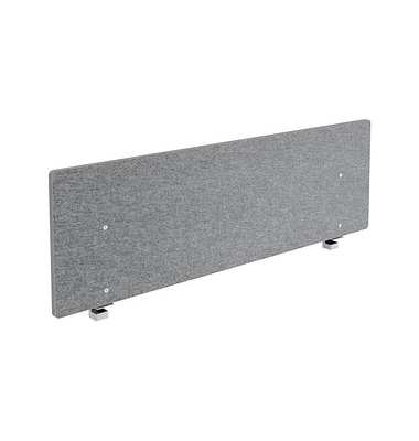 Tischtrennwand grau 159,5 x 50,0 cm