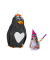 Piñata schwarz Pinguin