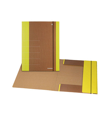 Heftbox Life 330287108, A4 neongelb, 3cm F&uuml;llh&ouml;he, Karton 500g