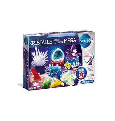 Experimentierkasten Kristalle selbst züchten Mega