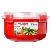 Mikrowellentopf 9,3 cm hoch rot