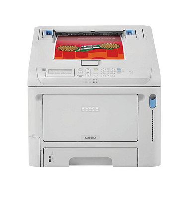 C650dn Farb-Laserdrucker grau