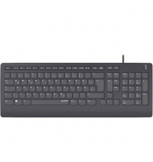 HI-GENIC Tastatur kabelgebunden schwarz