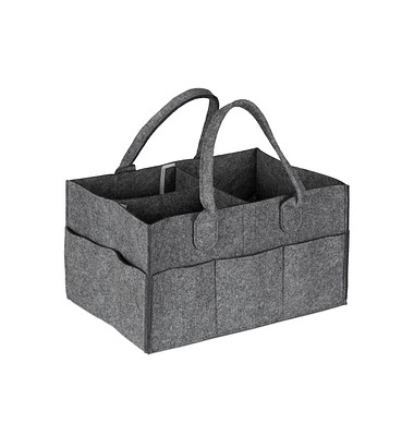 Wickeltasche grau