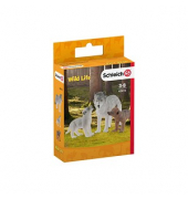 Wild Life 42472 Wolfsmutter mit Welpen Spielfiguren-Set