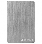 externe Festplatte Store 'n' Go Alu Slim 53665, grau, 2,5 Zoll (6,35cm), 2 TB, HDD