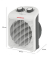 HL 3761 Heizl&uuml;fter 1.000 / 2.000 Watt  heizt und k&uuml;hlt
