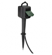 WLAN-Gartensteckdose 1154540601 Connect, 2-fach, schwarz