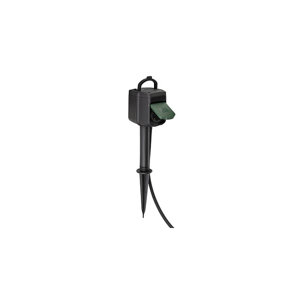 4007123673520 - Brennenstuhl 1154540601 Gartensteckdose 2fach Schwarz mit Erdspieß per App steuerbar 4007123673520 - Brennenstuhl 1154540601 Gartensteckdose 2fach Schwarz mit Erdspieß per App steuerbar