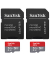 Speicherkarte Ultra SDSQUA4-032G-GN6MT, Micro-SDHC, mit SD-Adapter, Class 10, bis 120 MB/s, 32 GB