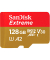 Speicherkarte Extreme SDSQXAA-128G-GN6MA, Micro-SDXC, mit SD-Adapter, Class 10, bis 190 MB/s, 128 GB