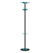 Kleiderständer Color Range Black schwarz Metall 8 Haken 35,0 x 175,0 cm