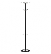 Kleiderständer Color Range Black schwarz Metall 8 Haken 35,0 x 175,0 cm