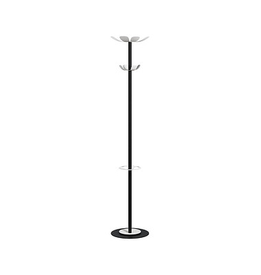 Kleiderständer Color Range Black schwarz Metall 8 Haken 35,0 x 175,0 cm