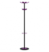 Kleiderständer Color Range Black schwarz Metall 8 Haken 35,0 x 175,0 cm
