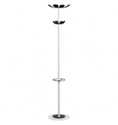 Kleiderständer Color Range White weiß Metall 8 Haken 35,0 x 175,0 cm