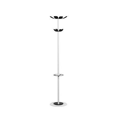Kleiderständer Color Range White weiß Metall 8 Haken 35,0 x 175,0 cm