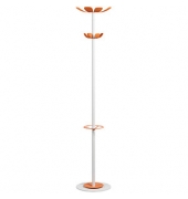 Kleiderständer Color Range White weiß Metall 8 Haken 35,0 x 175,0 cm