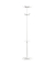 Kleiderständer Color Range White weiß Metall 8 Haken 35,0 x 175,0 cm