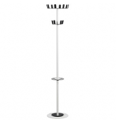 Kleiderständer Color Range White weiß Metall 12 Haken 35,0 x 175,0 cm
