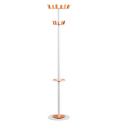 Kleiderständer Color Range White weiß Metall 12 Haken 35,0 x 175,0 cm