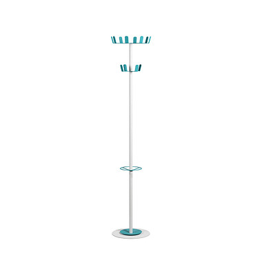 Kleiderständer Color Range White weiß Metall 12 Haken 35,0 x 175,0 cm