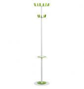 Kleiderständer Color Range White weiß Metall 12 Haken 35,0 x 175,0 cm