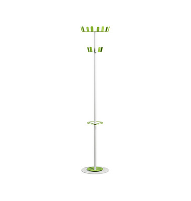 Kleiderständer Color Range White weiß Metall 12 Haken 35,0 x 175,0 cm