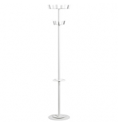 Kleiderständer Color Range White weiß Metall 12 Haken 35,0 x 175,0 cm
