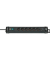 Premium-Line 6-fach Steckdosenleiste mit Schalter 3,0 m schwarz mit USB-Buchse