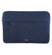 Laptophülle Cali Kunstfaser dunkelblau bis 35,8 cm (14,1 Zoll)