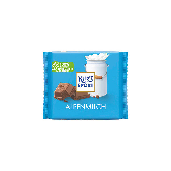 4000417601810 - Ritter Sport Bunte Vielfalt Alpenmilch 100 Gramm