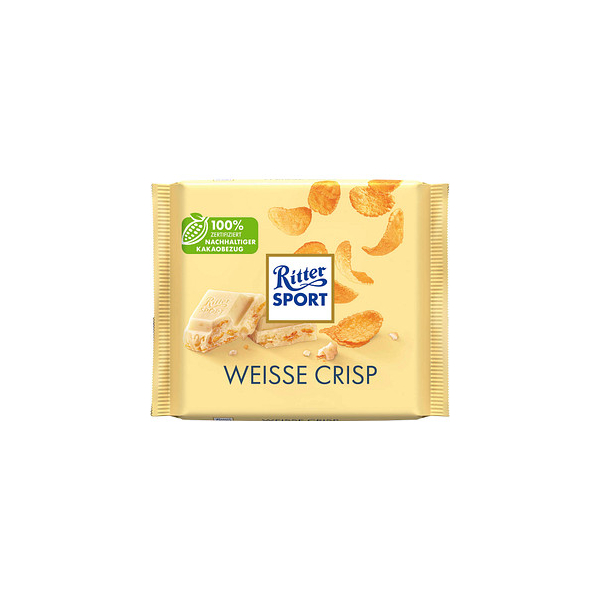 4000417629210 - Ritter Sport Bunte Vielfalt Weiss + Crisp 100 Gramm
