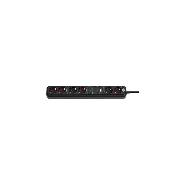 4007123663439 - Brennenstuhl Eco-Line WiFi-Steckdosenleiste 6-fach 2 x 2 schaltbare Steckdosen 2 Permanent-Steckdosen App- und Sprachsteuerung 15 m Kabel L 450 x B 50 x T 100 mm schwarz 4007123663439 - Brennenstuhl Eco-Line WiFi-Steckdosenleiste 6-fach 2 x 2 schaltbare Steckdosen 2 Permanent-Steckdosen App- und Sprachsteuerung 15 m Kabel L 450 x B 50 x T 100 mm schwarz