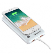 Induktive Powerbank WIRELESS 57908 101 111, wei&szlig;, 15000 mAh