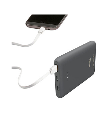 Hama Supreme 5HD Powerbank 5.000 mAh schwarz - Bürobedarf Thüringen 