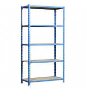 Schwerlastregal MADERCLICK PLUS 5500 448100025201055 blau 100,0 x 50,0 x 200,0 cm
