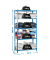 Schwerlastregal MADERCLICK PLUS 5500 448100025201055 blau 100,0 x 50,0 x 200,0 cm
