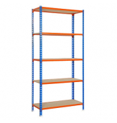 Schwerlastregal MADERCLICK PLUS 5500 458100025201055 blau, orange 100,0 x 50,0 x 200,0 cm